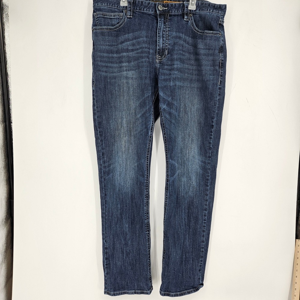 Rock & Roll Denim Jeans Mens 40x36 Double Barrel Relaxed Fit Bootcut Western